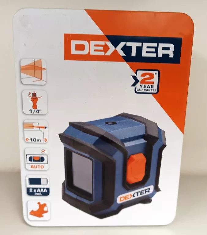POZIOMNICA LASEROWA KRZYŻOWA DEXTER NLC02