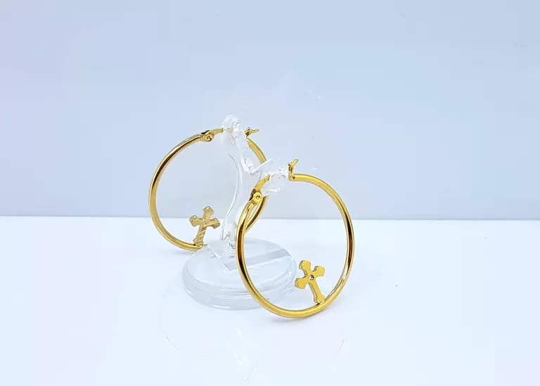 kolczyki-stal-pozlacana-kola-z-krzyzem-ozdobnym-rodzaj-2205-16