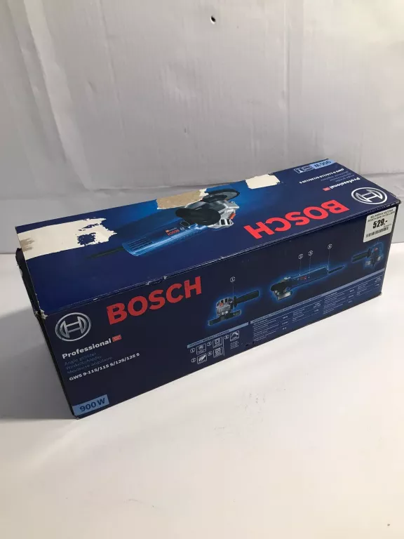 SZLIFIERKA KĄTOWA BOSCH GWS 9-115 S KOMPLET