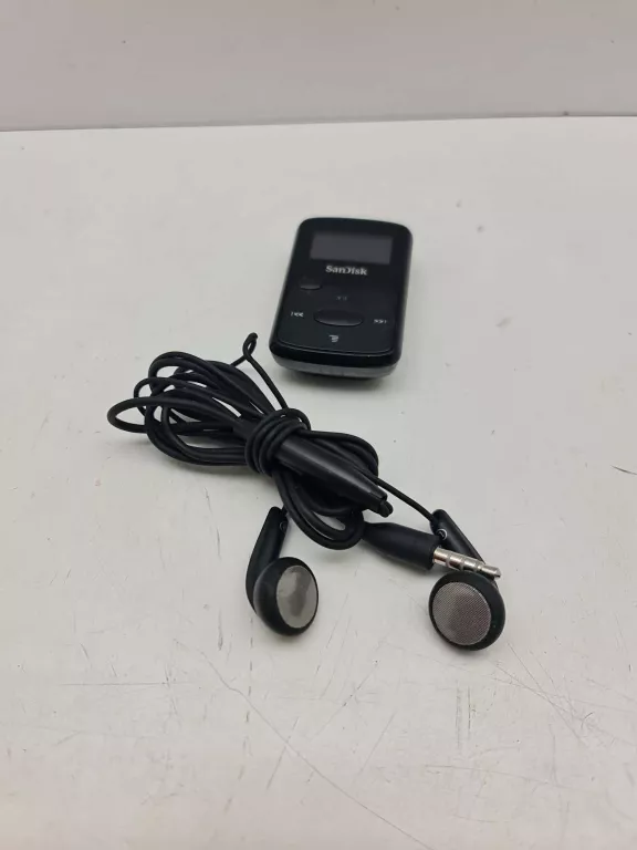 MP3 SANDISK CLIP JAM 8GB CZARNY 8 GB + SŁUCHAWKI