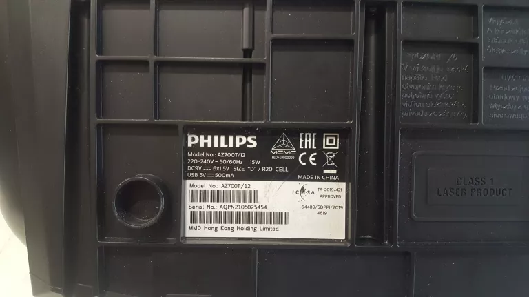 BOOMBOX PHILIPS AZ700T/12 + PILOT