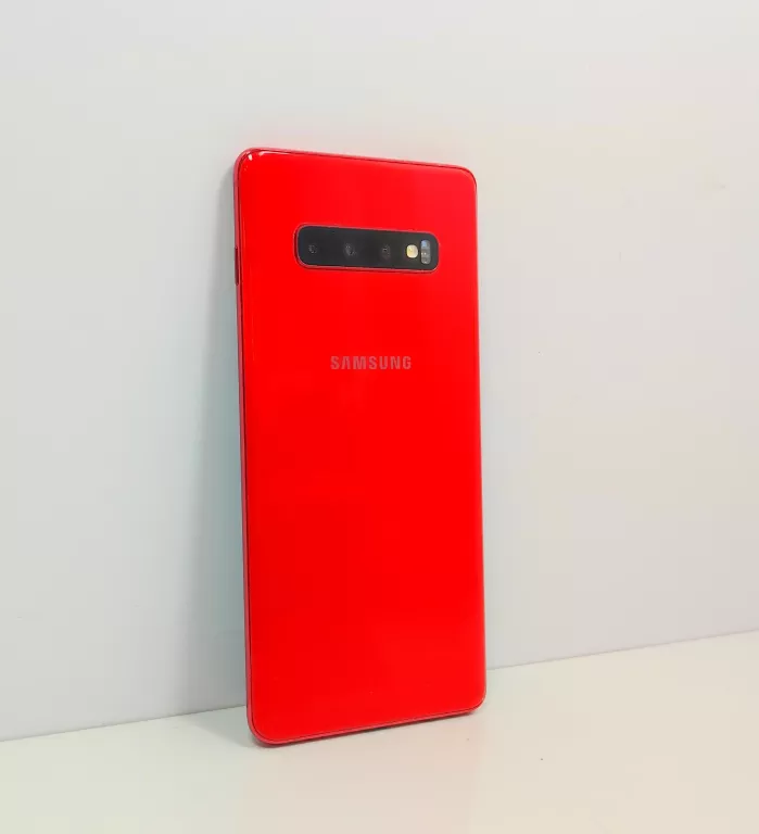TELEFON SAMSUNG GALAXY S10+8/128 CZERWONY PĘKNIĘT