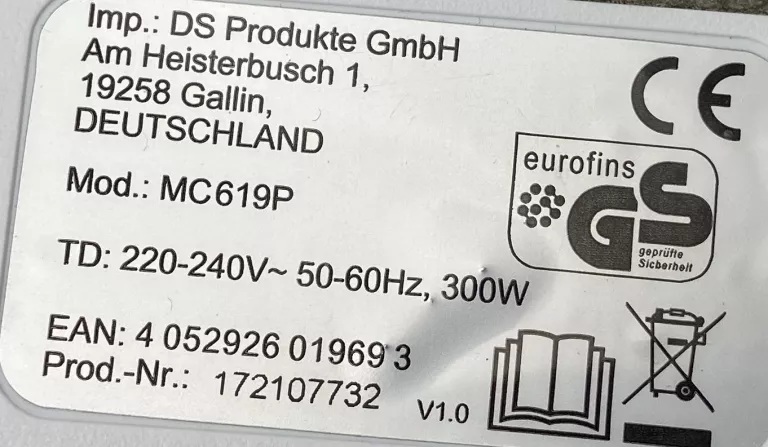 ODKURZACZ RĘCZNY DO KANAP MAXXMEE MC619P