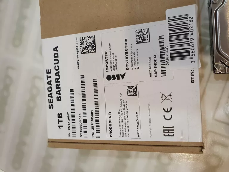 DYSK SEAGATE BARRACUDA 1TB 3.5 SATAIII ST1000DM01