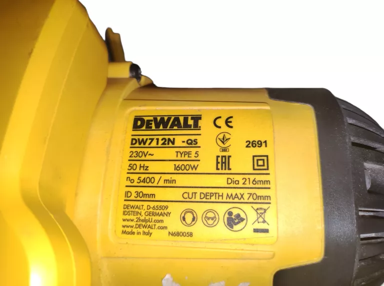 PILARKA UKOSOWA UKOŚNICA DEWALT DW712N