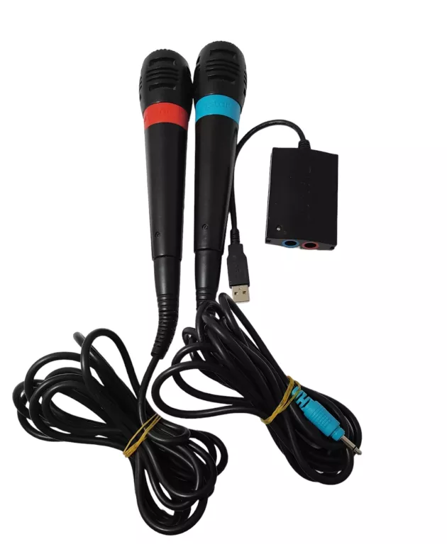 MIKROFONY KARAOKE SINGSTAR BEZPRZEWODOWE PS3 PS4