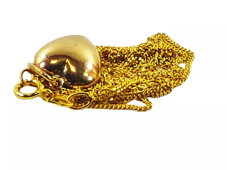 ZŁOTY ŁAŃCSUZEK Z ZAWIESZKĄ 375 1,56 G 45CM