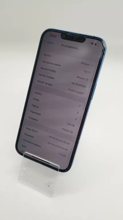 IPHONE 13 - BLUE - 128GB / BAT. 88% (T-MOBILE)