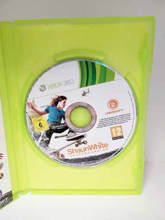 GRA XBOX 360 SHAUN WHITE SKATEBOARDING