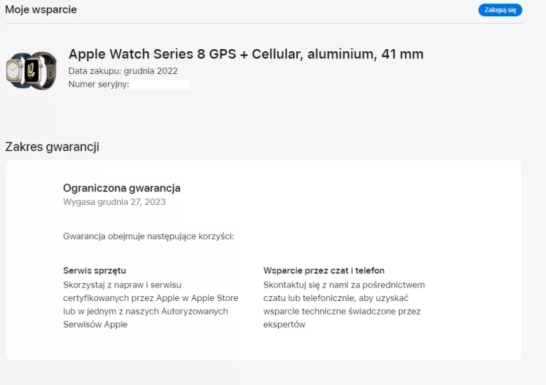 APPLE WATCH SERIES 8 GPS CELLULAR 41MM