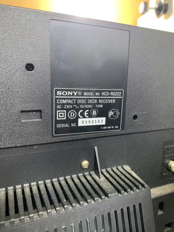WIEŻA SONY HCD-RG222