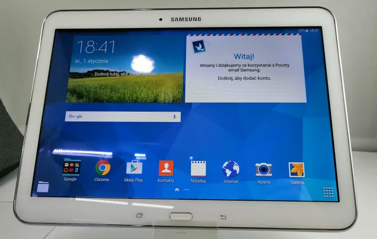 TABLET SAMSUNG GALAXY TAB 4 16GB + ETUI