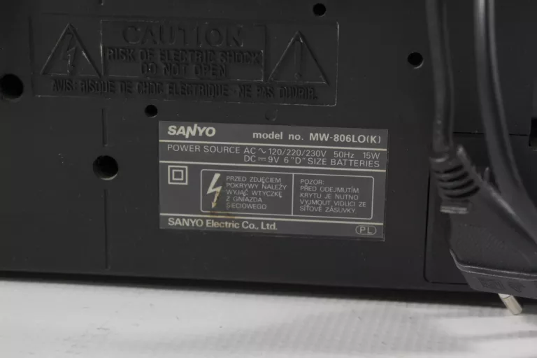 RADIO SANYO MW-806L0