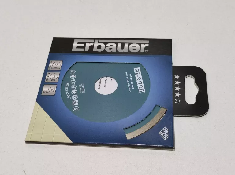 ERBAUER TARCZA DIAMENTOWA PEŁNA 125MM