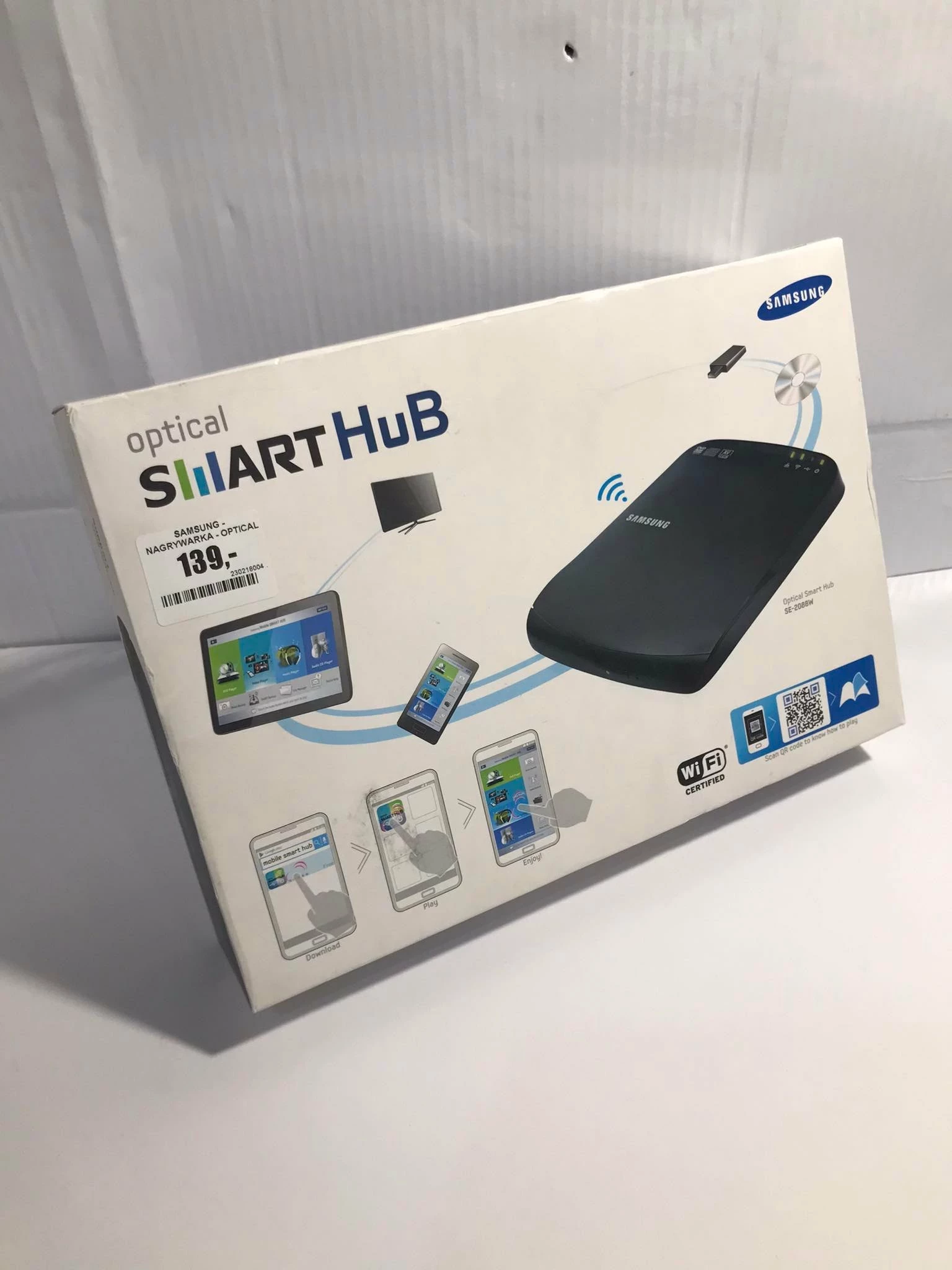 samsung-nagrywarka-optical-smart-hub-se-208b-stan-opakowania-oryginalne
