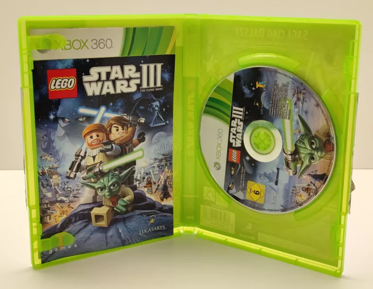 GRA XBOX 360 LEGO STAR WARS 3 WOJNY KLONÓW