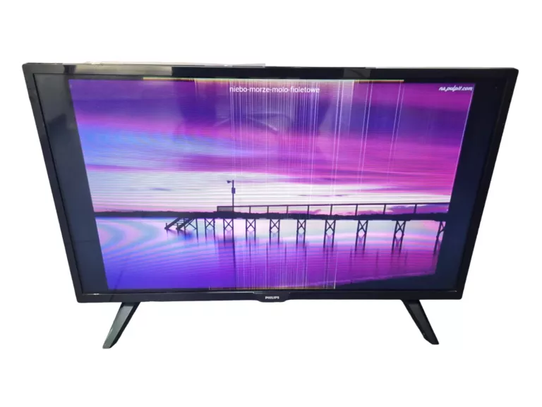 TELEWIZOR PHILIPS 32PHT4112 HD READY DVB-T2 HDMI - USZKODZONA MATRYCA !