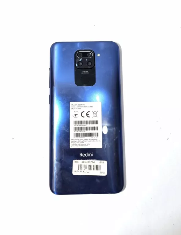 TELEFON XIAOMI NOTE 9 KOMPLET