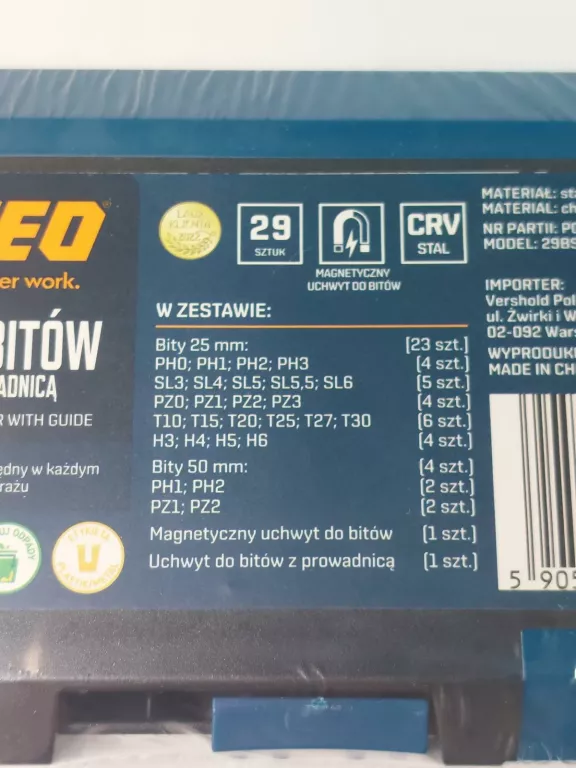 ZESTAW BITÓW NOTEO