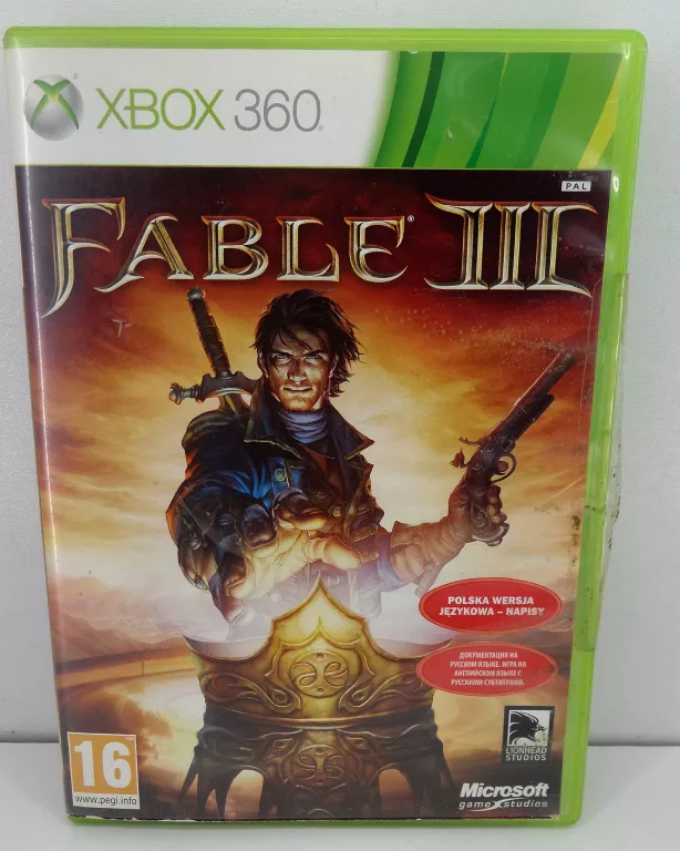 GRA XBOX 360 FABLE III