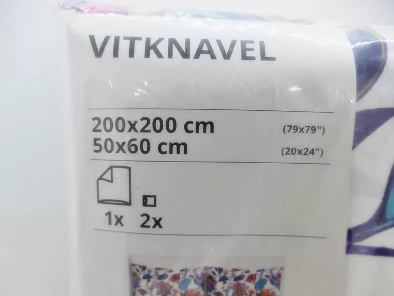 POŚCIEL IKEA VITKNAVEL 200X200