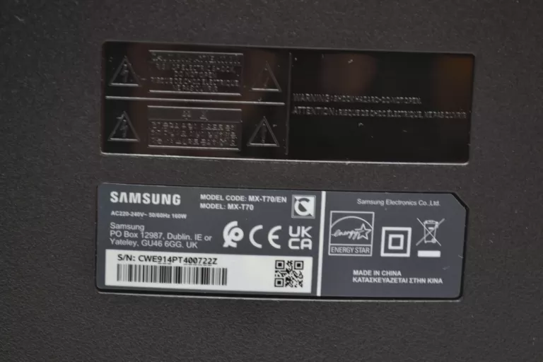 GŁOŚNIK SAMSUNG MX-T70 + KABEL, PILOT