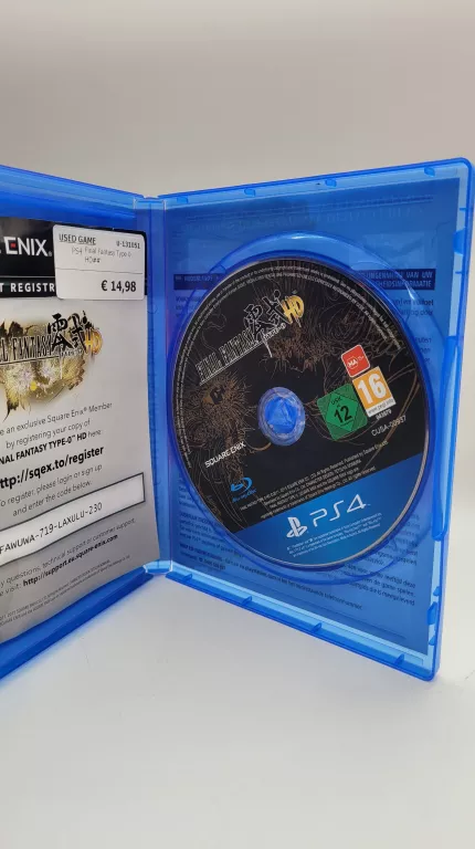 FINAL FANTASY TYPE-0 HD PS4