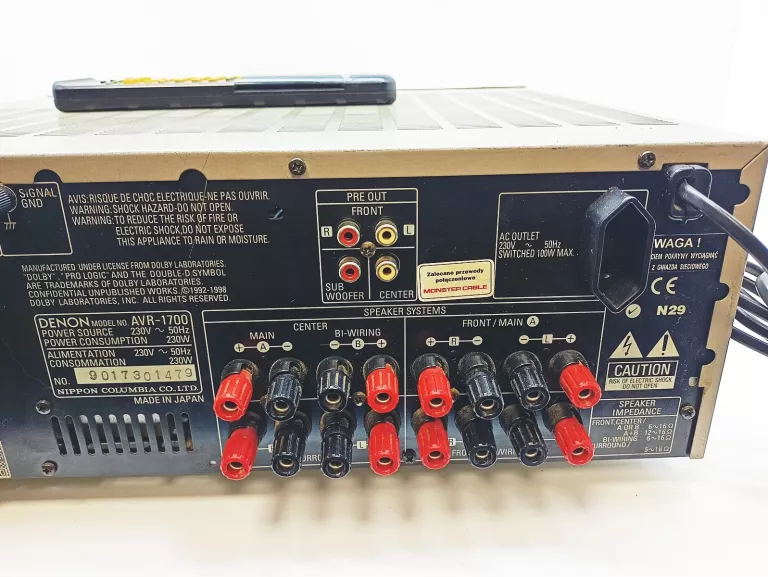 amplituner-denon-avr-1700-uszkodzony-marka-denon