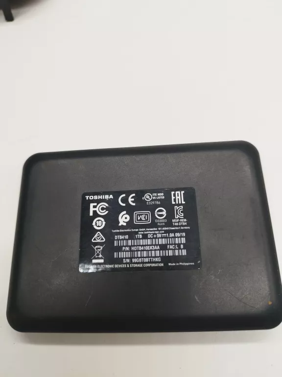 DYSK ZEWNĘTRZNY TOSHIBA 1 TB DTB410 + ETUI
