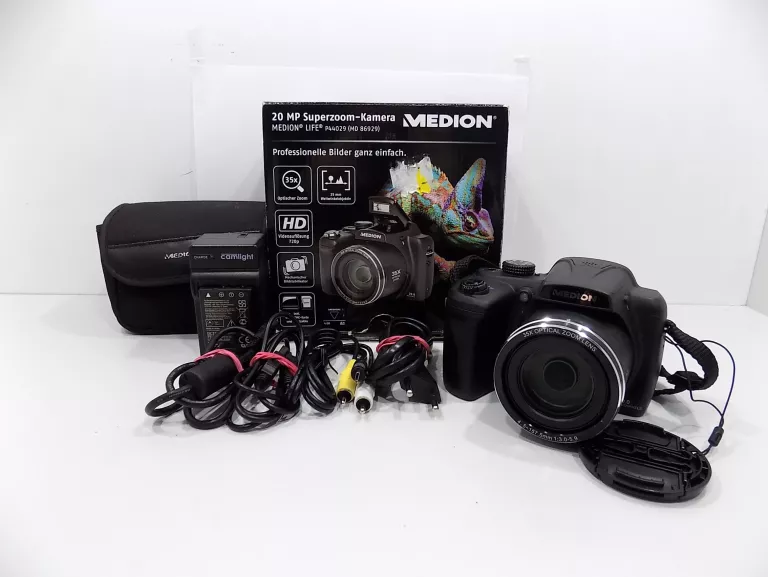 EKSTRA APARAT MEDION MD86929 20 MPIX ZESTAW