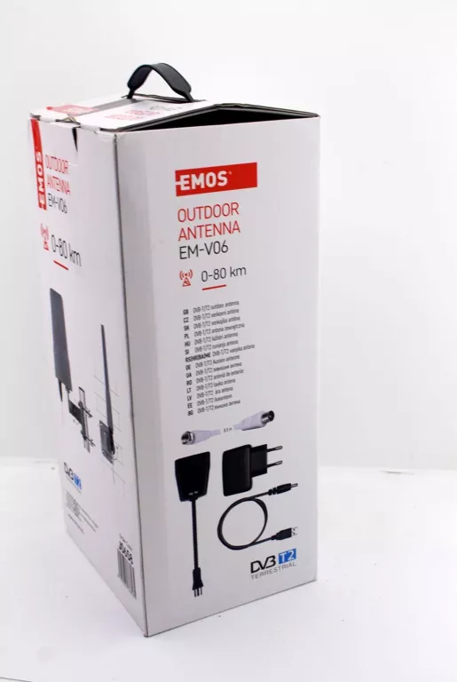 ANTENA ZEWNĘTRZNA EMOS EM-VO6 0-80 KM DVB-T2