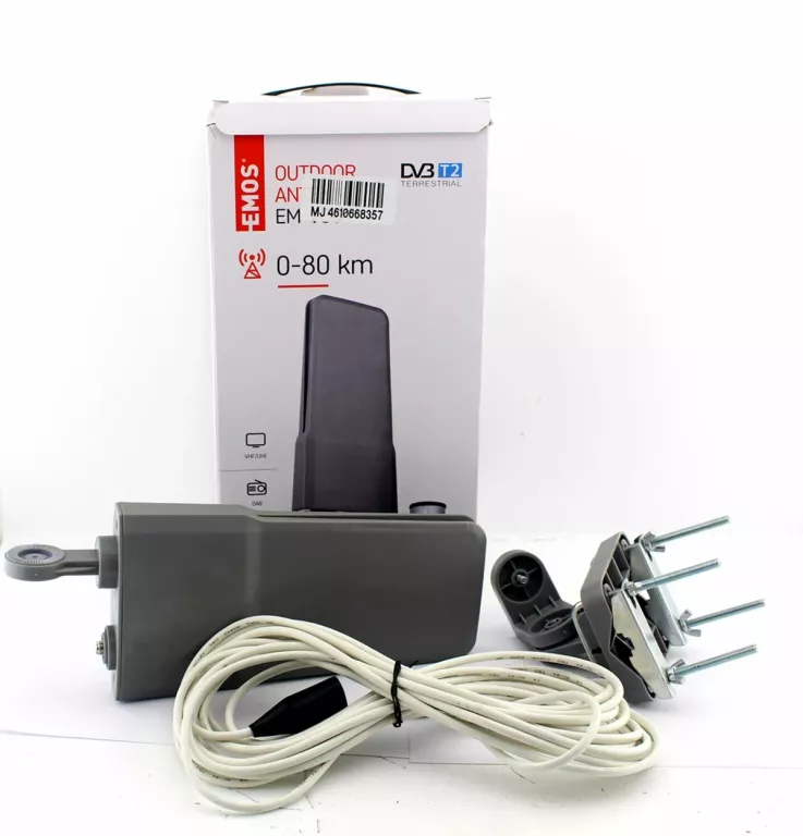 ANTENA ZEWNĘTRZNA EMOS EM-VO6 0-80 KM DVB-T2