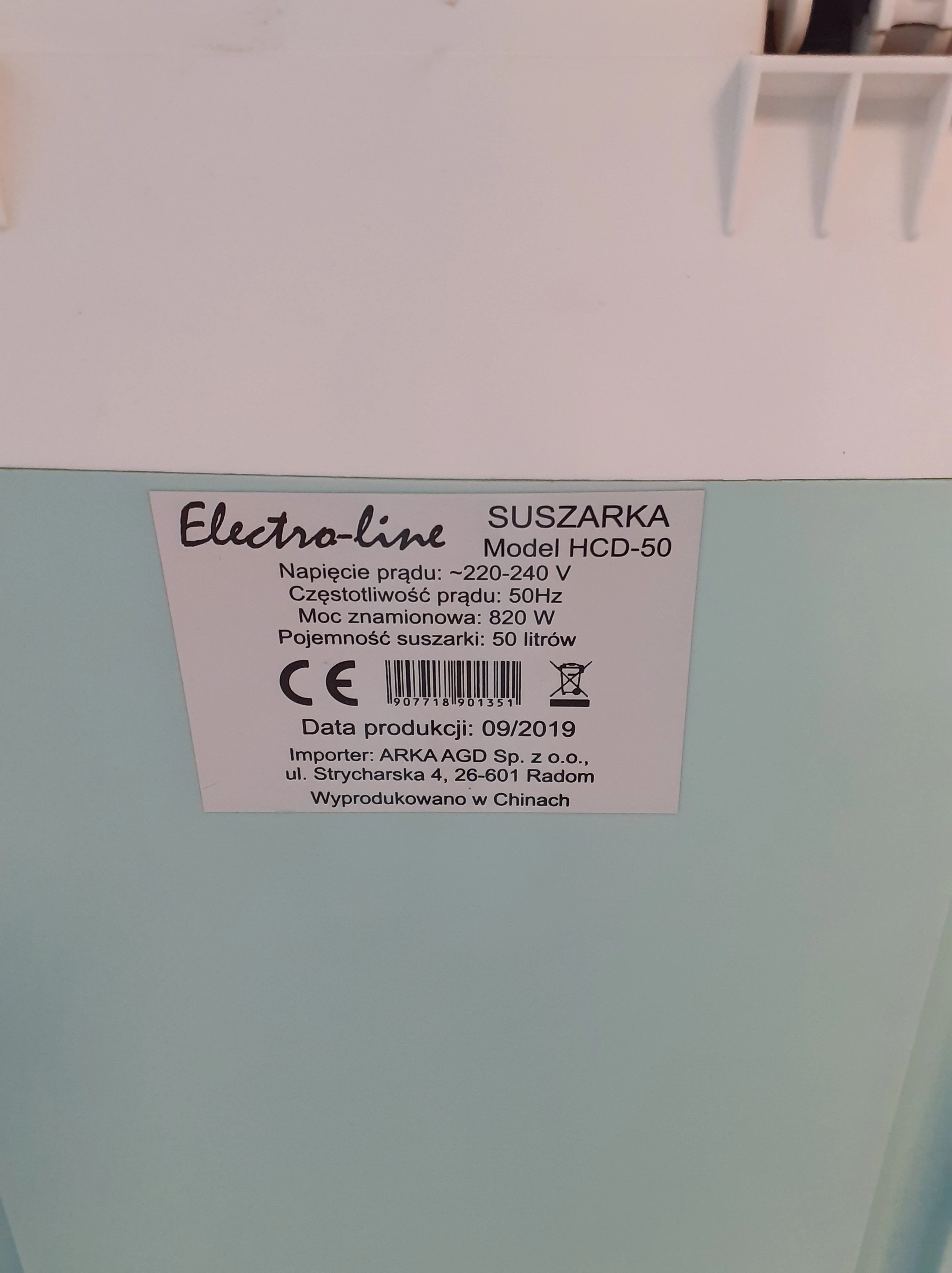 suszarka-do-ubran-electro-line-hcd-50-model-hcd50