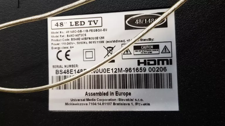 TELEWIZOR BLAUPUNKT BLA-48 LED 48'' *ODB. OSOB.*