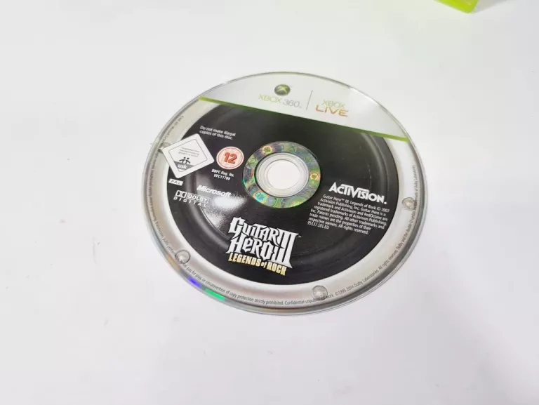 GRA NA XBOX 360 GUITAR HERO III