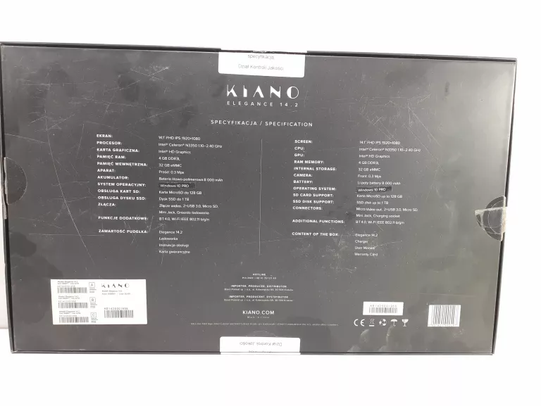 LAPTOP KIANO ELEGANCE 14.2
