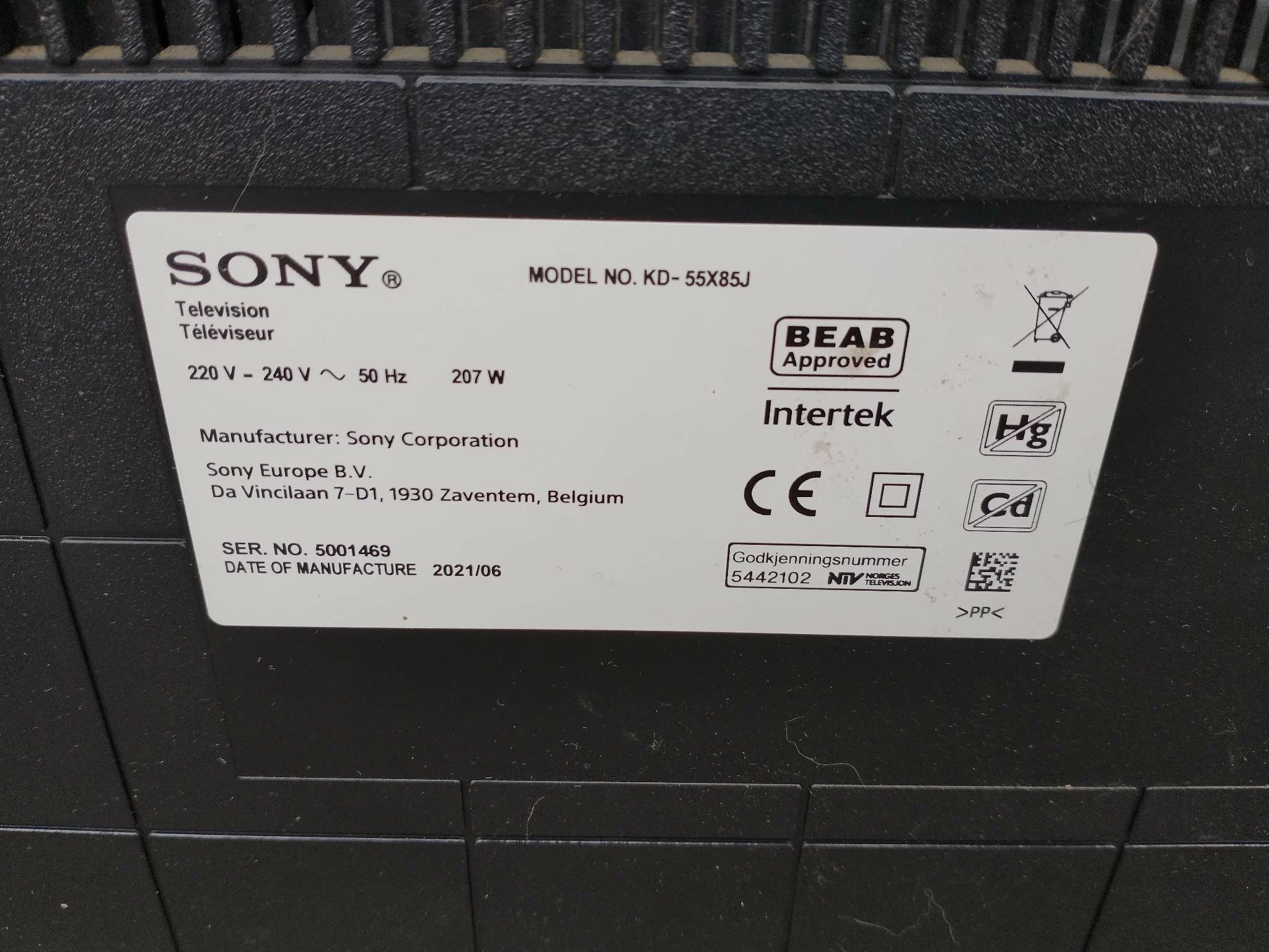 telewizor-sony-kd-55x85j-z-pilotem-uszkodzona-matryca-przekatna-ekranu-cale-55