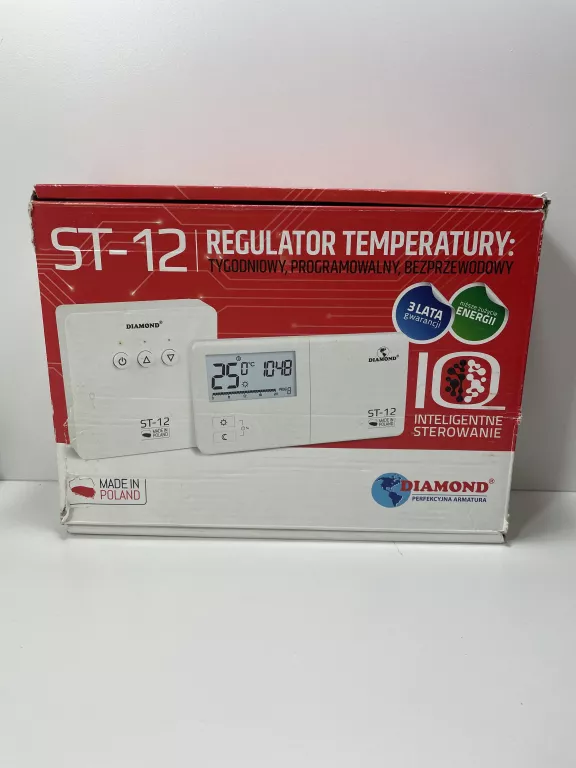 REGULATOR POKOJOWY BEZPRZEWODOWY DIAMOND ST-12 PU
