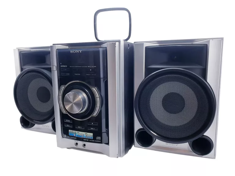 WIEŻA SONY HCD-EC68 2X GŁOŚNIKI/ 3X CD/FM/KASETA