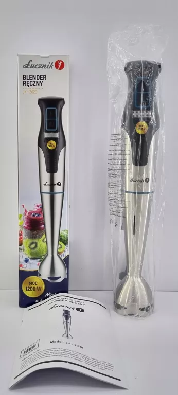 BLENDER RĘCZNY ŁUCZNIK JK 2020 1200W JAK NOWY