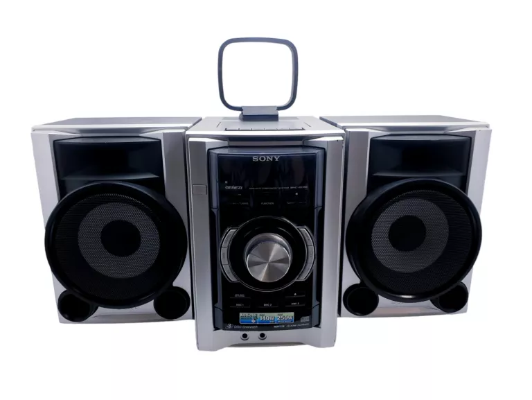 WIEŻA SONY HCD-EC68 2X GŁOŚNIKI/ 3X CD/FM/KASETA