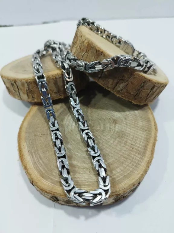 SREBRNY ŁAŃCUSZEK SPLOT KRÓLEWSKI 102,76G/P/925