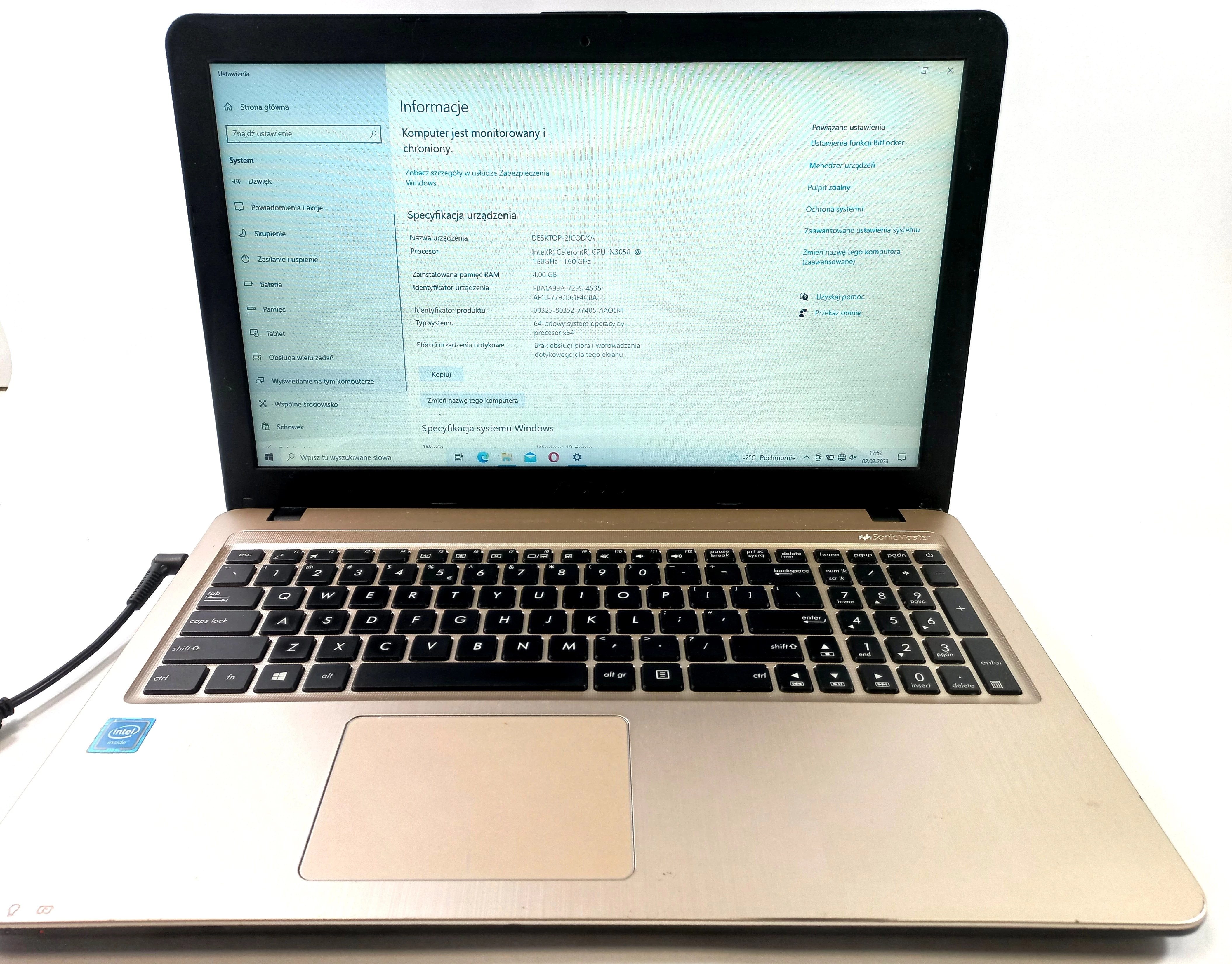 laptop-asus-sonicmaster-f540s-4gb500gb-opis-garbary-53-poznan