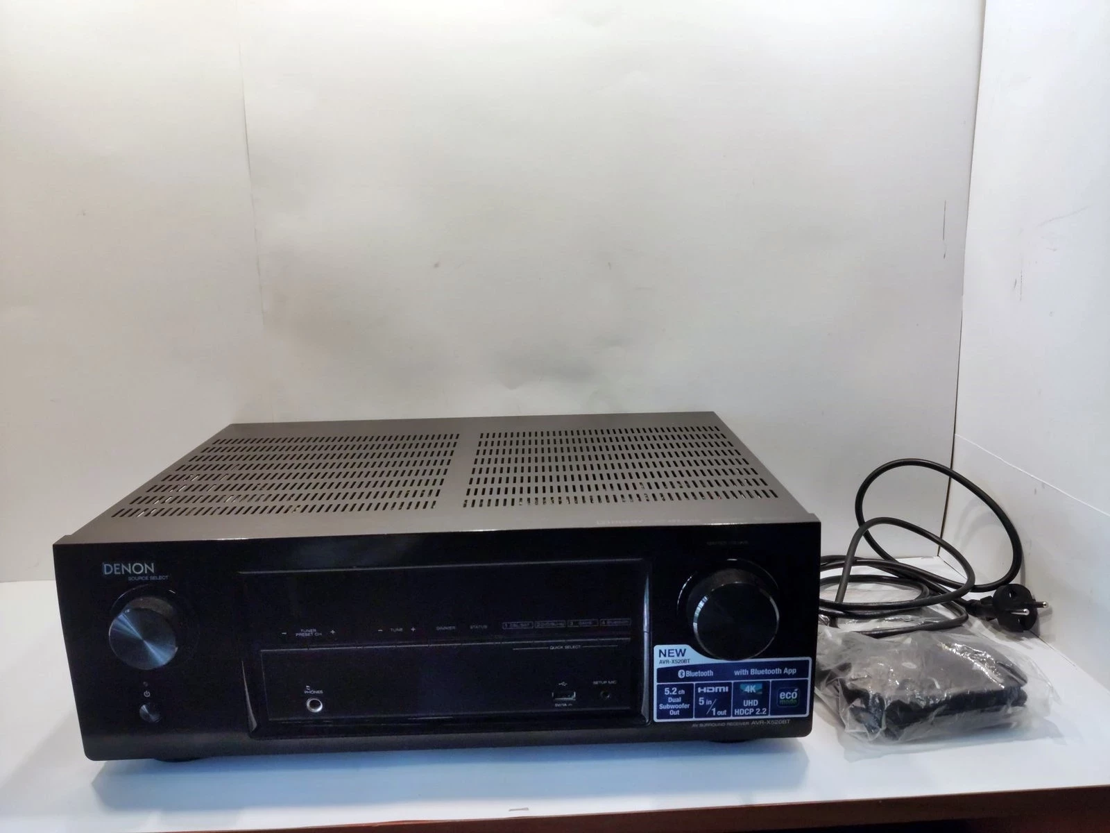 amplituner-denon-avr-x520bt-karton-pilot-antena-obroncow-pokoju-3-gubin