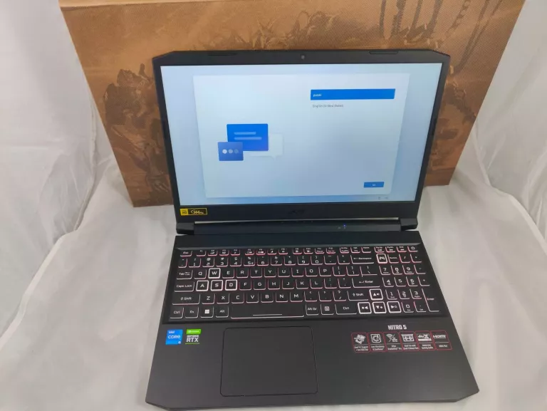 LAPTOP ACER NITRO 5 16GB/512GB/WIN11/KOMPLET