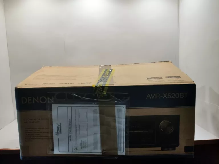 AMPLITUNER DENON AVR-X520BT KARTON, PILOT, ANTENA
