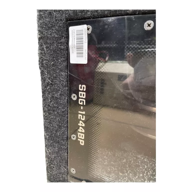 SUBWOOFER SAMOCHODOWY ALPINE SBG-1244BP