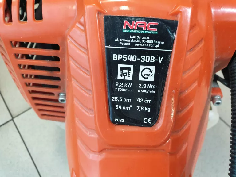 KOSA SPALINOWA NAC BP540-30B-V