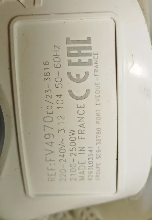 ŻELAZKO TEFAL FV4970 2500 W