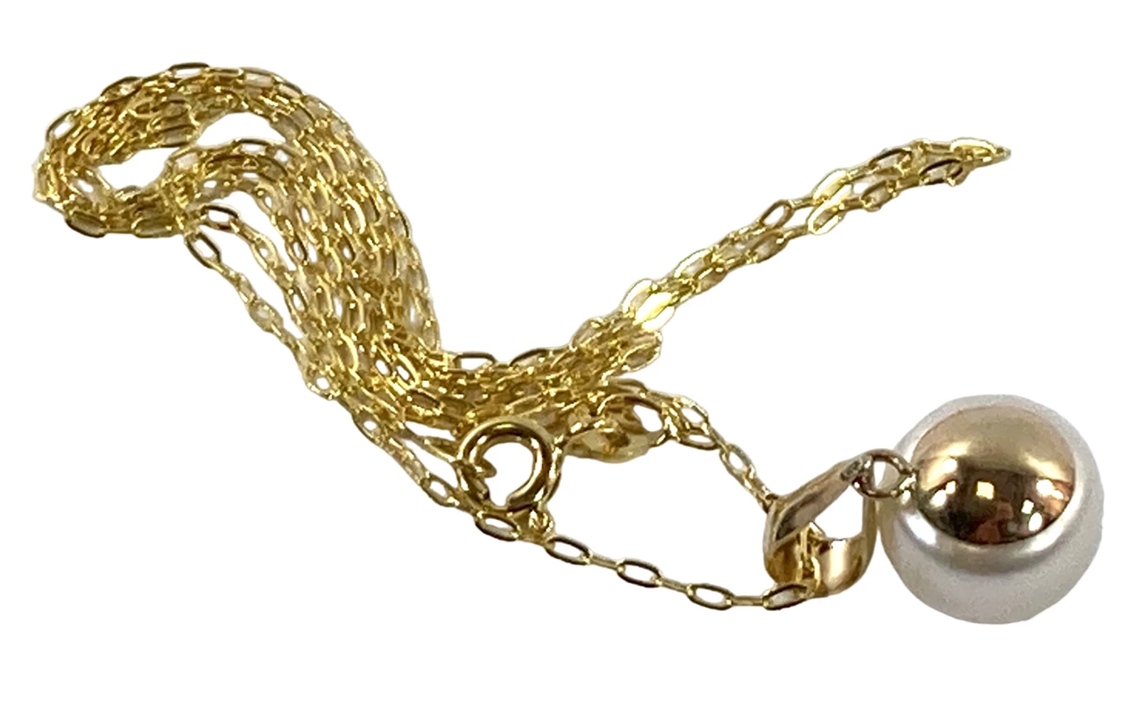 zoty-lancuszek-375-264g-z-perla-dlugosc-45-cm-splot-inny-splot